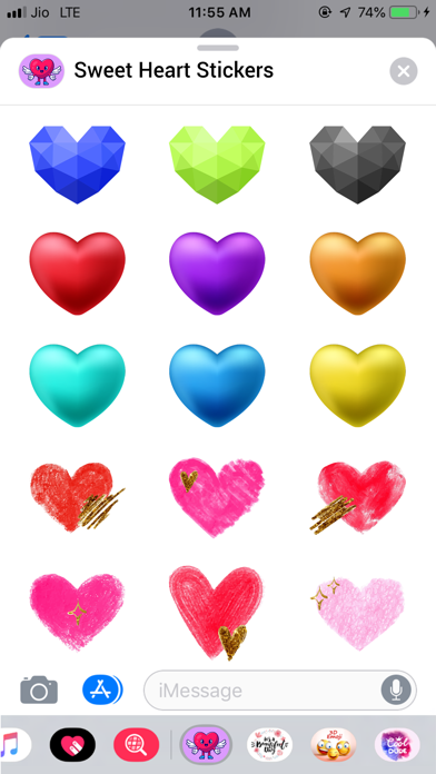 How to cancel & delete Sweet Heart Stickers from iphone & ipad 2