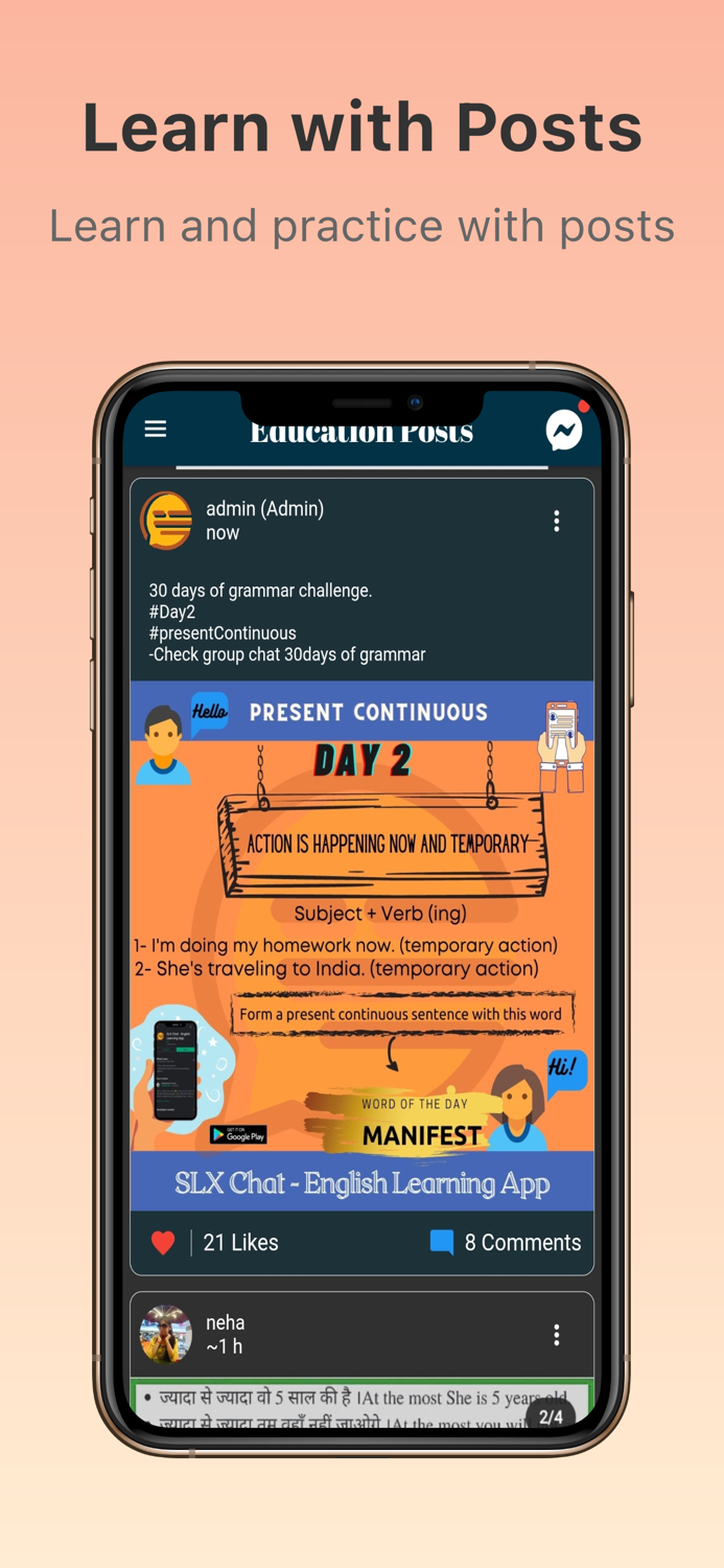 SLX - Chat to learn English