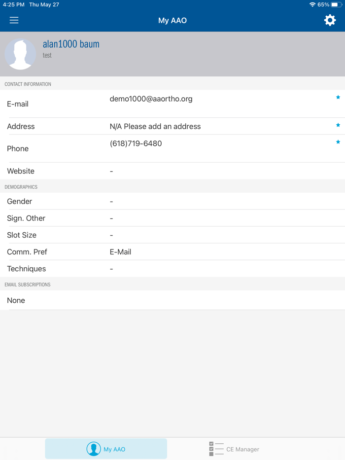 American Assoc. Orthodontists