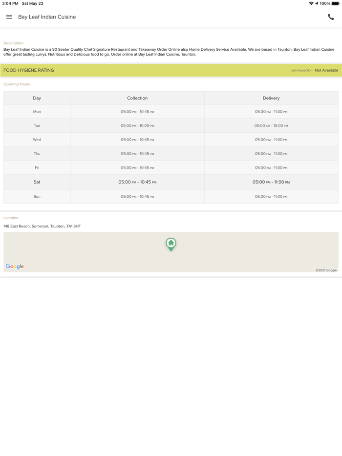 Bay Leaf Indian Cuisine