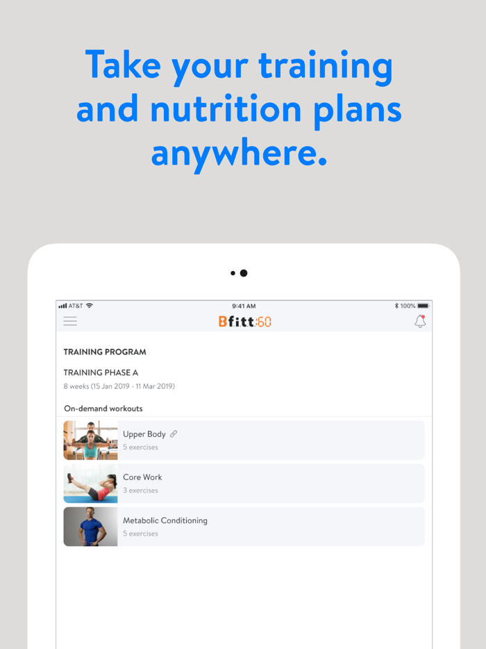 BFitt60 Group Training