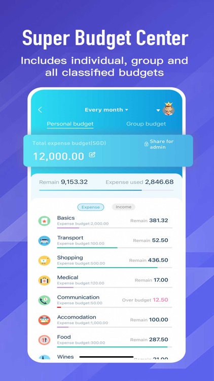 CoMoola - Magic Money Tracker