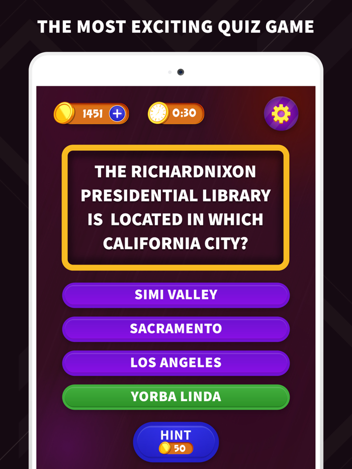 Trivia Word Puzzle Game