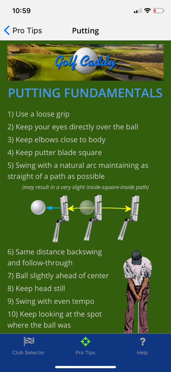 Golf Caddy Personal Assistant