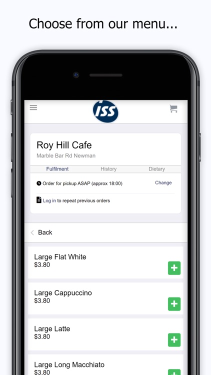 ISS World Online Ordering