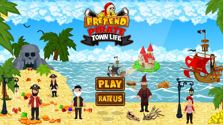Pretend Pirate Town Life screenshot-5