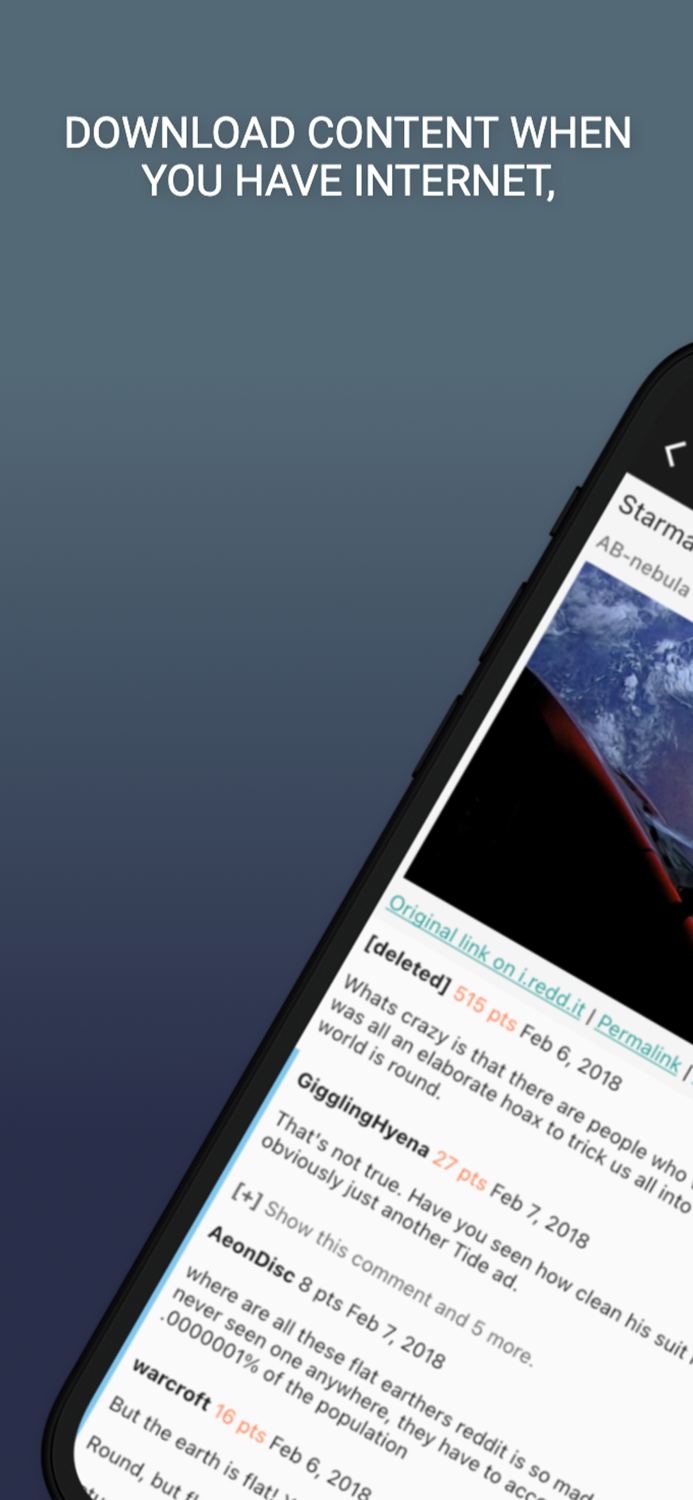 Offline Reader for reddit