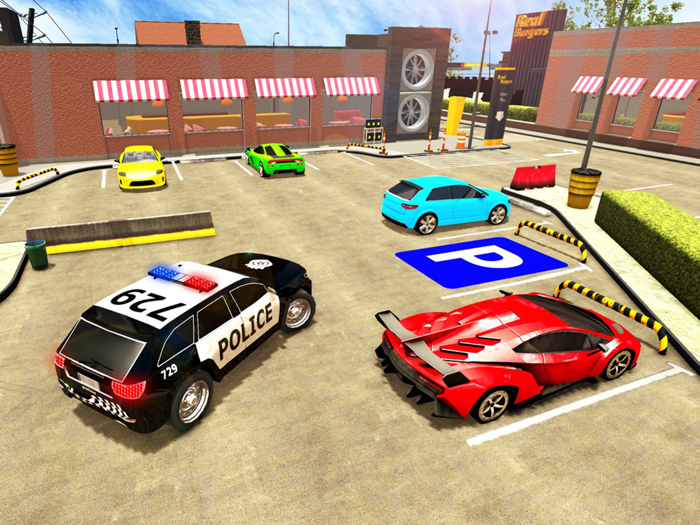 Modern Police Car Parking 2