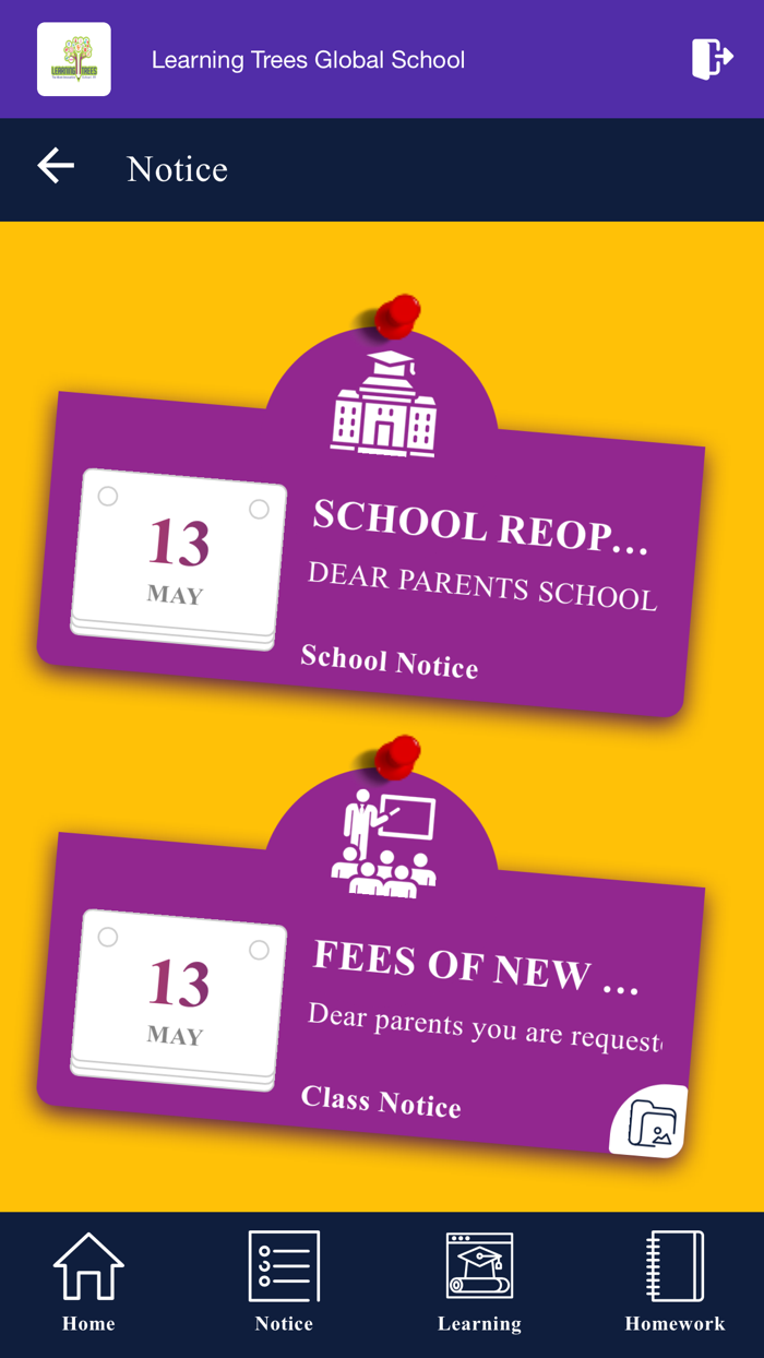 Learning Trees Global School