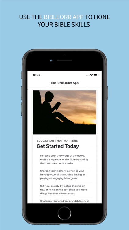 the BibleOrder App