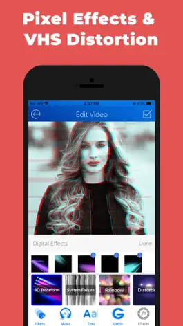 Game screenshot Glitch Art Cam - Video Editor mod apk