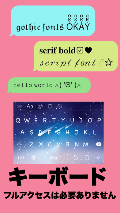 カラーフォントキーボード 特殊文字日本語文字入力 By Cool Gamapp Limited Ios 日本 Searchman アプリマーケットデータ