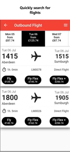 Screenshot 2 Loganair iphone