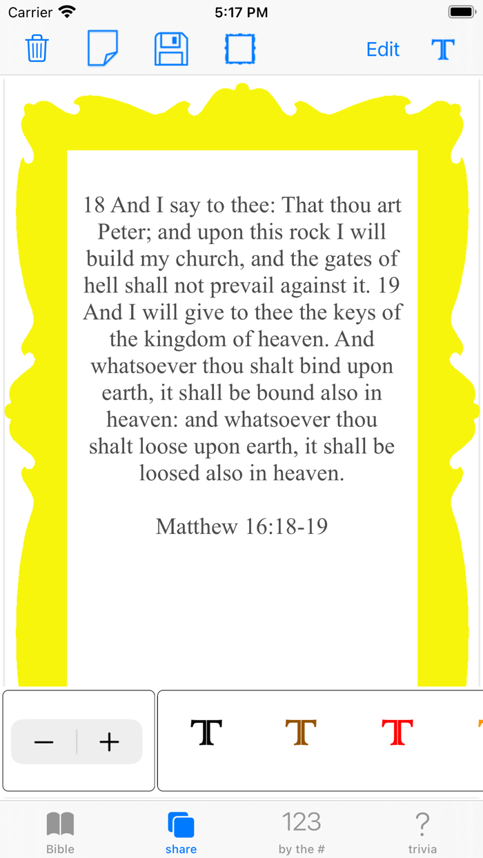 Share a Verse Douay Rheims