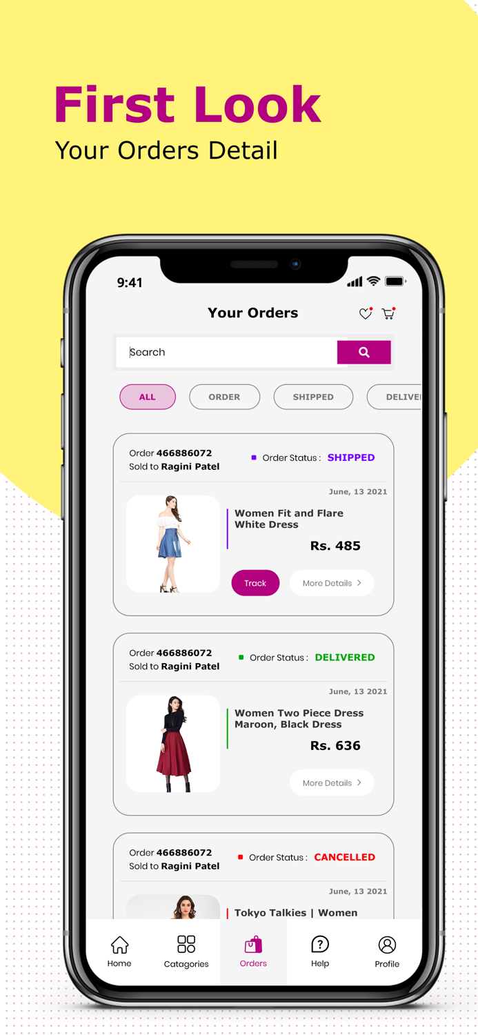 Fashion Look Resell App