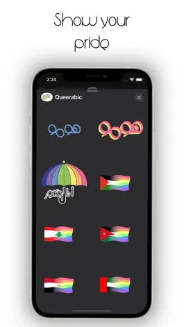 Game screenshot Queerabic - ميم: LGBT Stickers mod apk