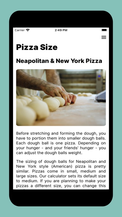 The Pizza Dough Calculator