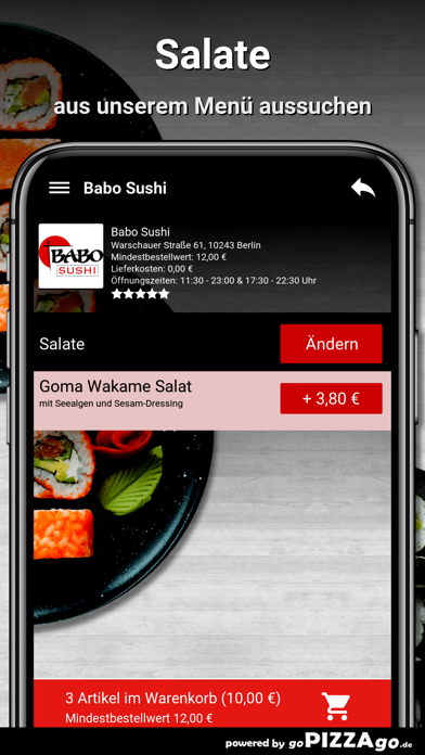Babo Sushi Berlin screenshot 5