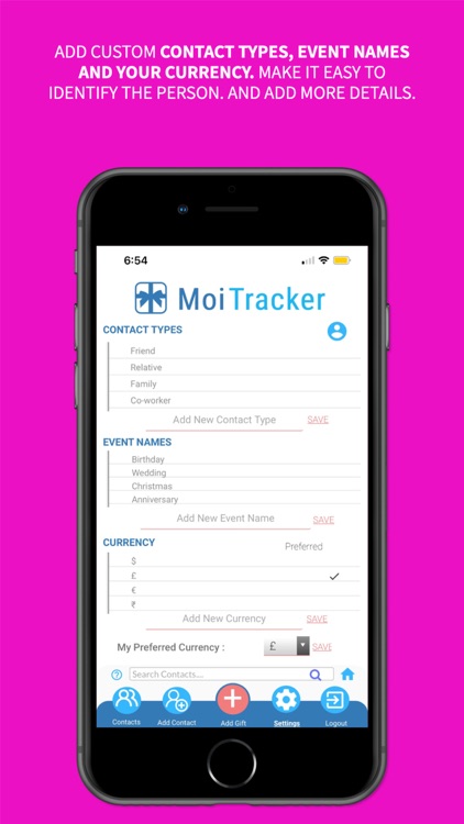 Moi Tracker-Smart Gift Tracker screenshot-3