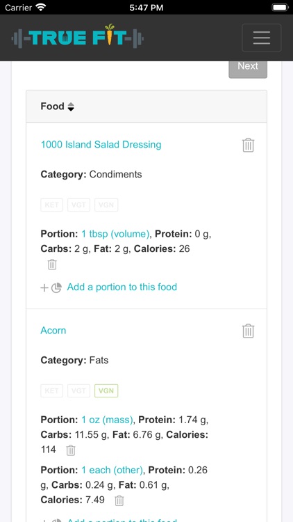 True Fit Training & Nutrition screenshot-3