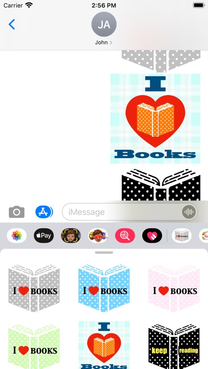 I love books stickers