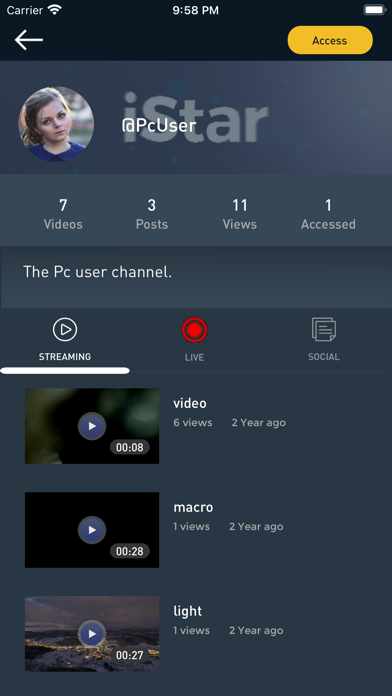 iStar: Video Streaming screenshot 3