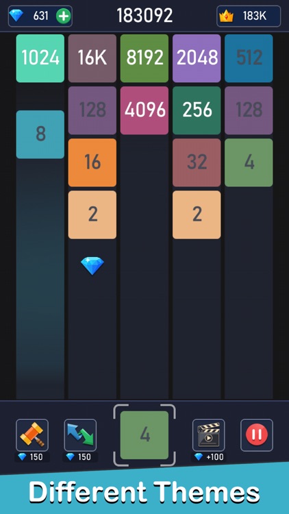 2048 Merge - Number Puzzle