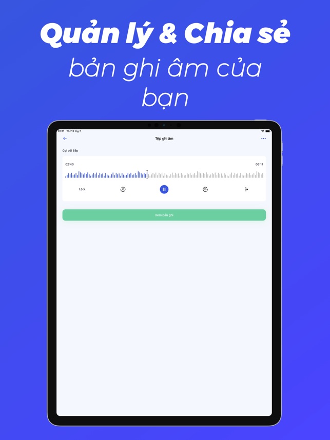 ghi âm cuộc gọi:REC