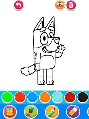Screenshot 2 Bluey coloring book iphone