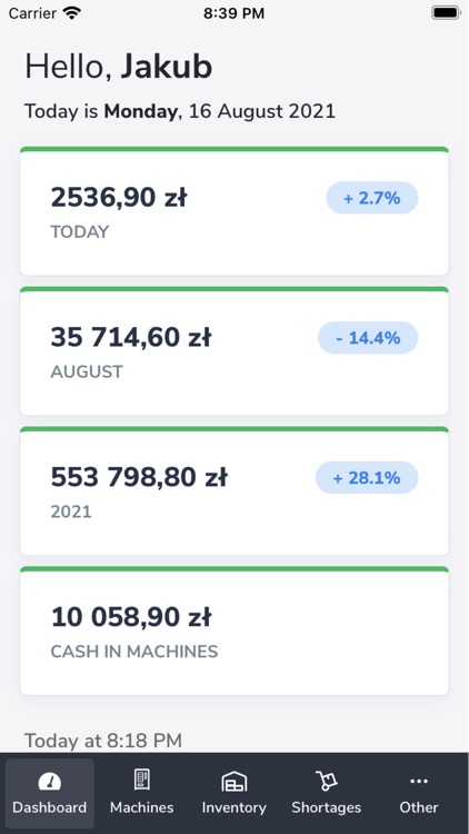 VendingMetrics screenshot-3