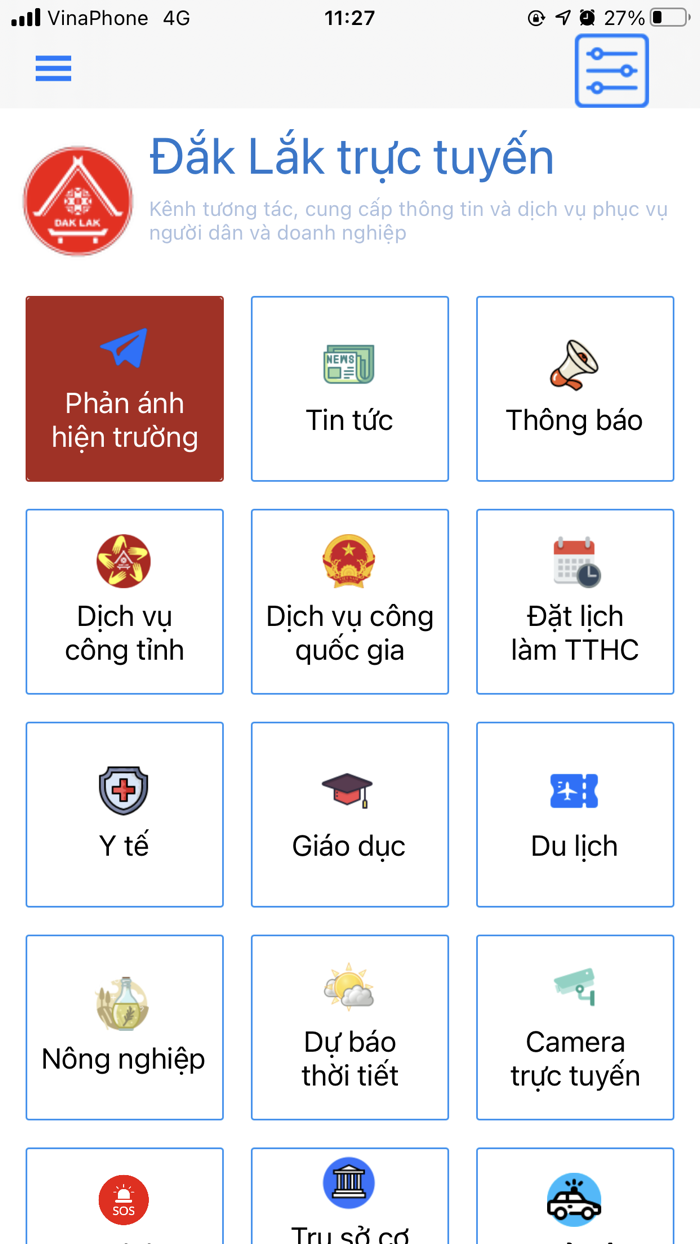 Đắk Lắk Trực tuyến