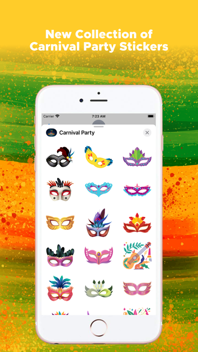 Carnival Party Emojis screenshot 2