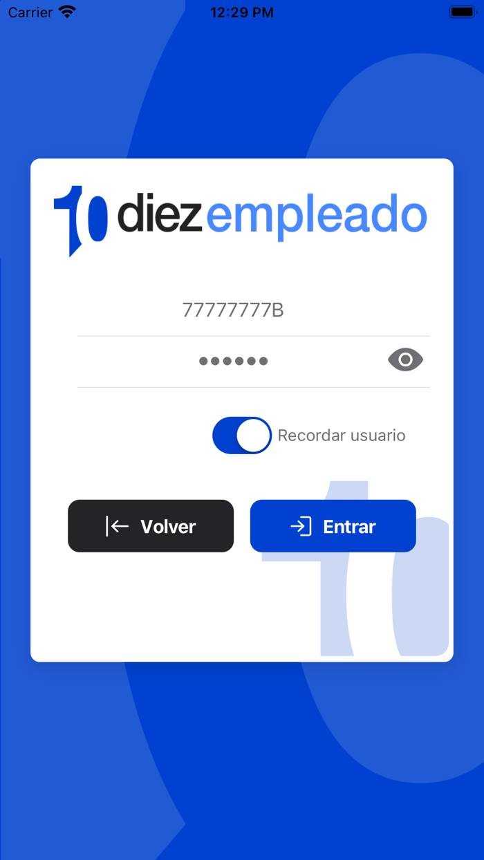 DiezSoftware Portal Empleado