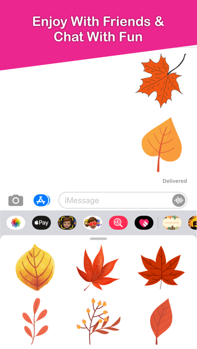 How to cancel & delete Autumn Leaves Emojis from iphone & ipad 4