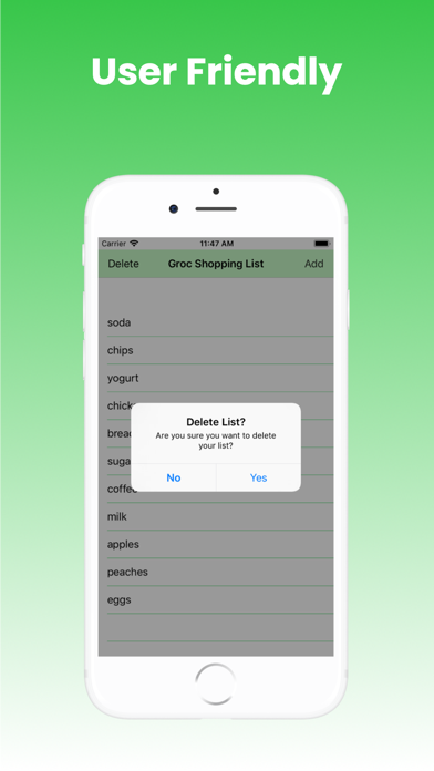How to cancel & delete EZ Grocery Shopping List App from iphone & ipad 4