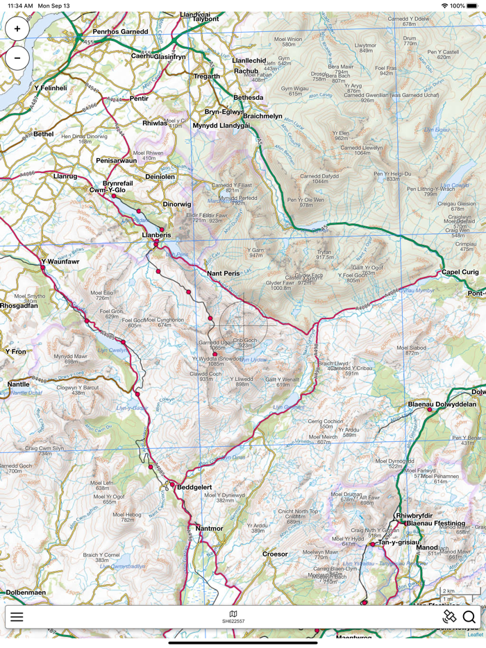 Snowdonia Outdoor Map Pro