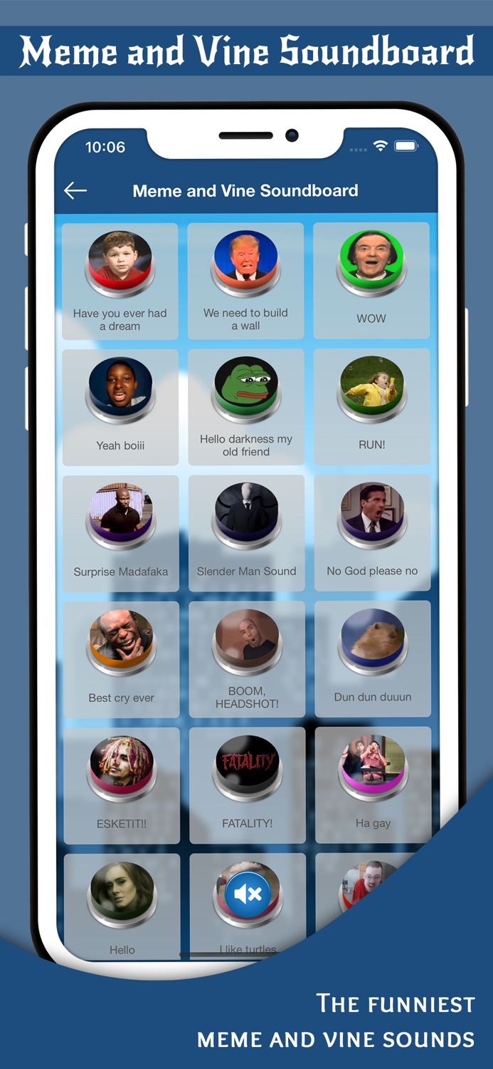 Meme and Vine Soundboard