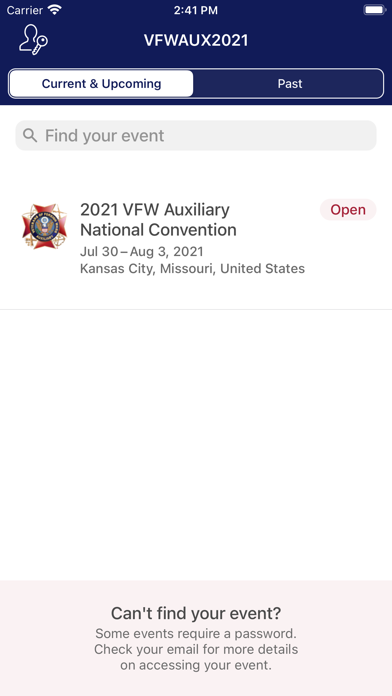 2022 VFW AUX Nat'l Convention screenshot 2