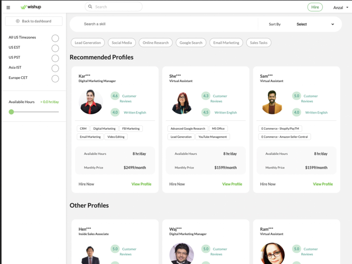 Wishup - Build remote teams