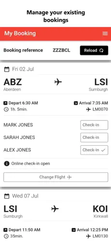 Screenshot 3 Loganair iphone