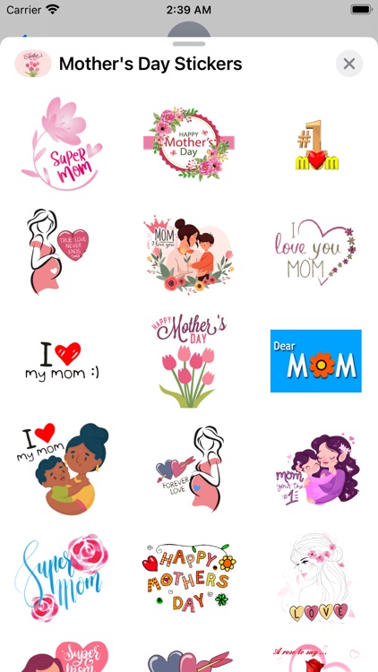 Happy Mother's Day! Stickers