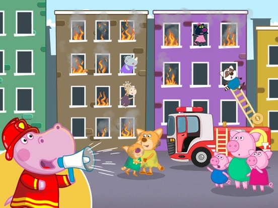 Adventure Hippo: Fire patrol screenshot 3