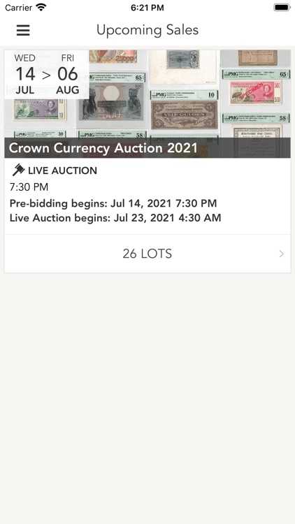 Crown Currency Auctions