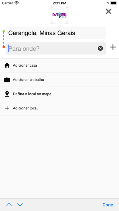 MOBI CAR CARANGOLA PASSAGEIRO screenshot 2