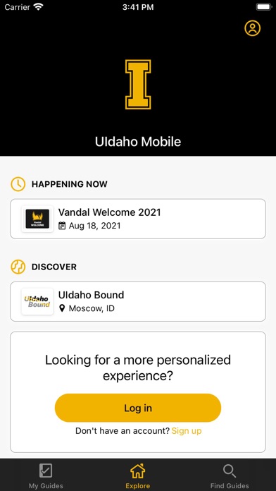 UIdaho Mobile screenshot 2
