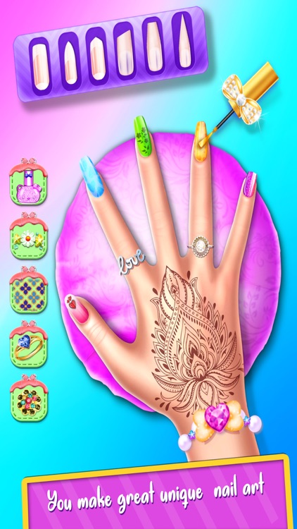 Kitty Nail Salon Game for Girl screenshot-4