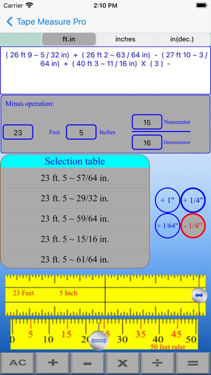 Tape Measure Pro Calculator screenshot-7