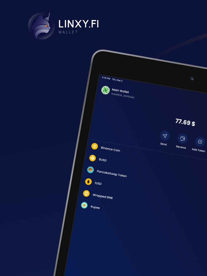 Linxy.fi Crypto  DeFi Wallet