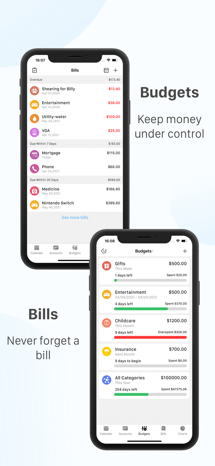 Account Tracker - bWallet