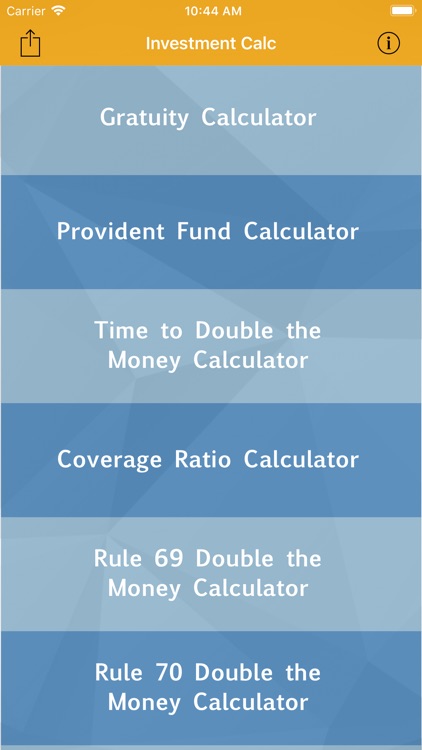 Investment Calc